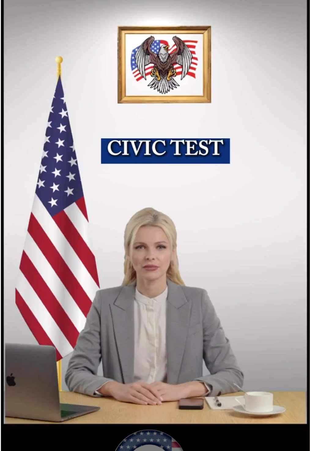 Civic test Ciudadanía Americana #ciudadania #ciudadaniaamericana🇺🇸 #entrevistaciudadania #100preguntascivicas #