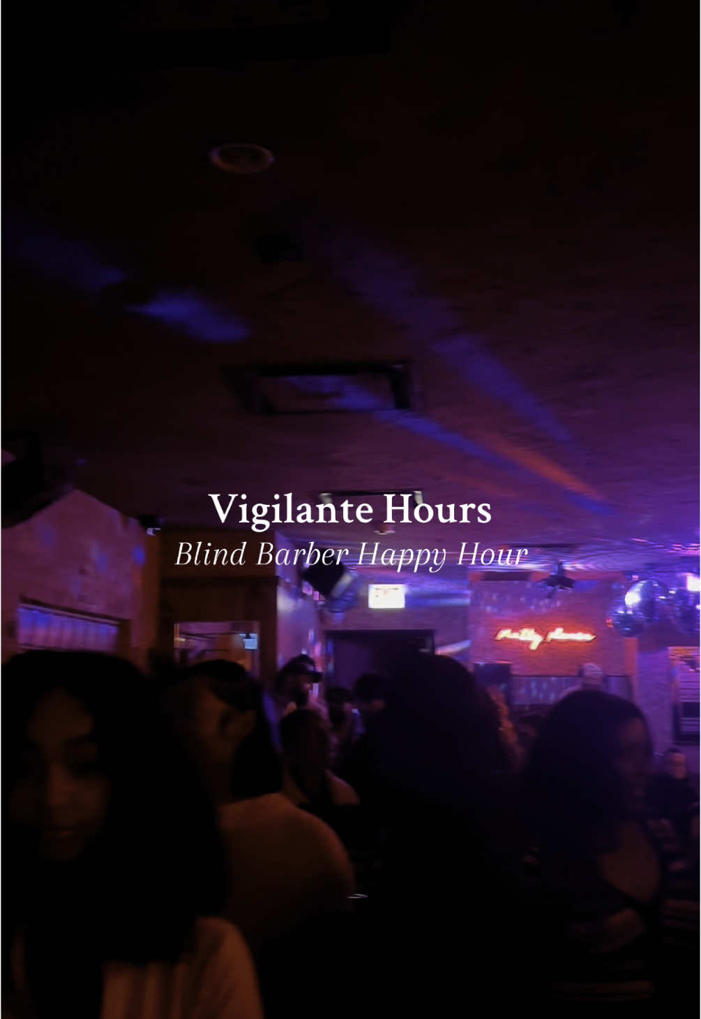 Vigilante Hours was yet another success! It was one of those “you just had to be there” moments.  @Kevin White ✨ always setting the tone right! “Summers here, stay near” #chicago #happyhour #chicagohappyhour #blindbarberchicago 