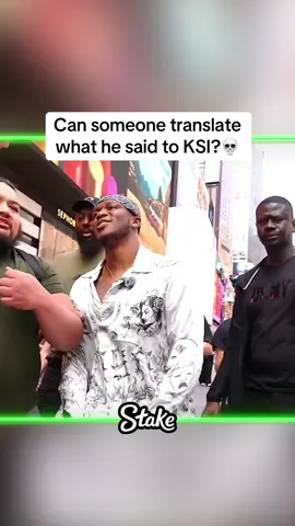 Can someone translate what he said to KSI?💀 #Ksi #jj #sdmn #sidemen #w2s #prime #youtube #mrbeast #loganpaul #yt #newyork #ny #nyc #boxing #jj 