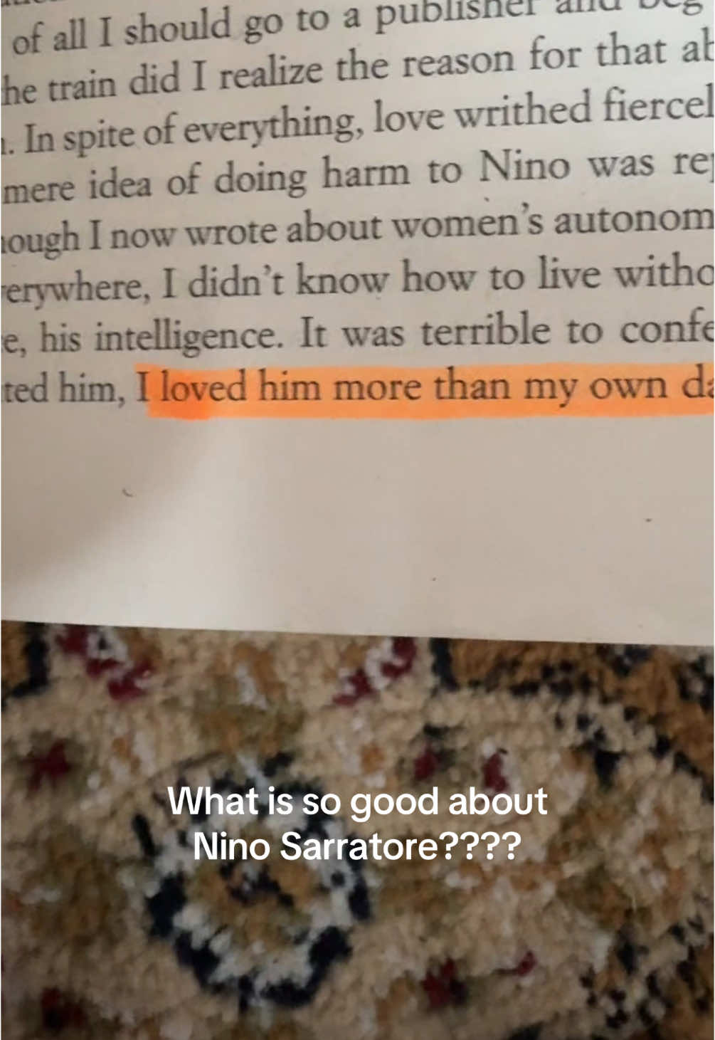 like no redeeming qualities #mybrilliantfriend #ninosarratore 