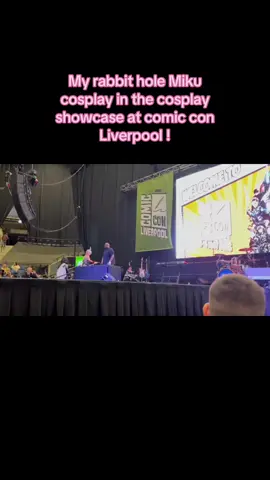 IF ANYONE IS GOING TOMORROW AND FILMS ME AND MY BF AS RIAS AND ISSEI PLS LMK 🙏🙏🙏 #cosplayer #fyp #cosplay #miku #hatsunemiku #hatsunemikucosplay #rabbithole #rabbitholemiku #bunnymiku #bunnymikucosplay #comicconliverpool #liverpoolcomiccon #comicconliverpool2025 