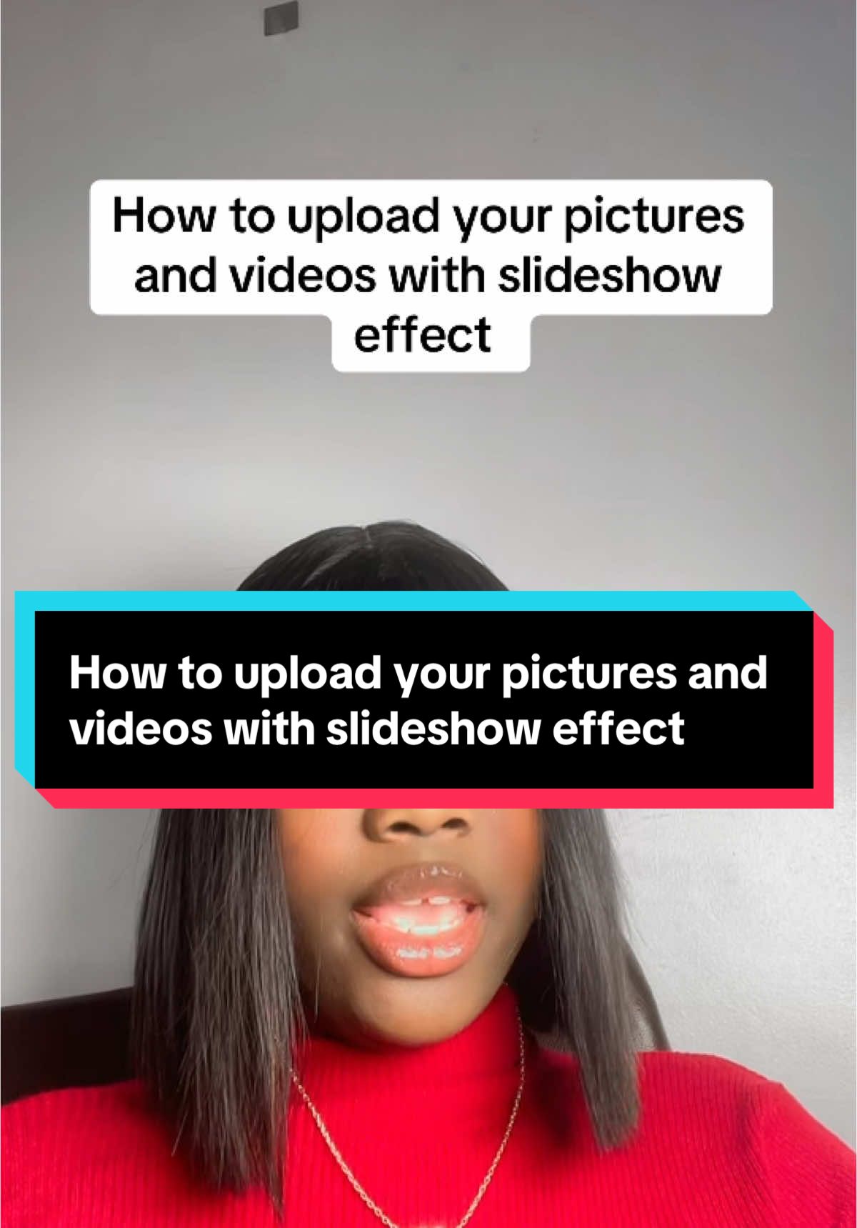 How to upload your pictures and videos with slideshow effect #tiktokbeginners #creatortips #tiktoktips #newontiktok #drqueenzoe 