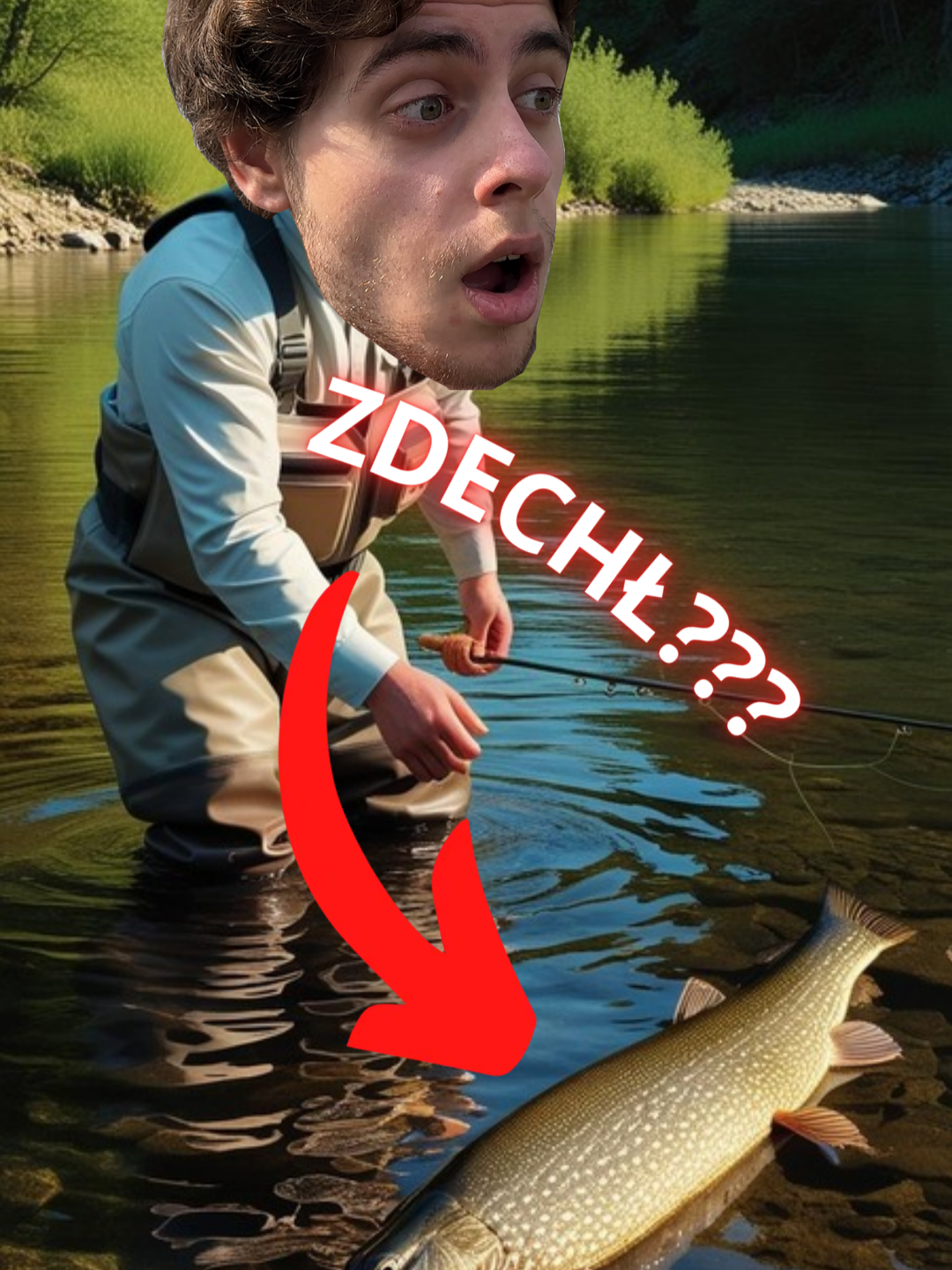Zmartwychwstanie szczupaka XD #wędkarstwo #karp #fishing #ryby #wędkowanie #szczupak #spinning