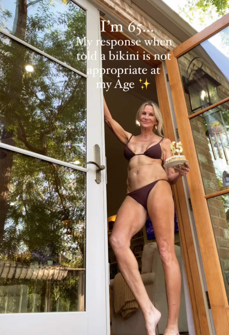 What determines the unwritten rules about what we should or shouldn’t wear at different ages? I’ve always done my own thing, wearing what I want without worrying about what others think or what’s considered “age-appropriate”  What are your thoughts on others or society deciding what is OK and not OK to wear after a certain age? FYI - birthday was 3/30, these candles are leftover 😜  #positiveaging #proagewoman #mylifemyrules #agingmyway #over60ontiktok #womenover60 #thisis60plus 