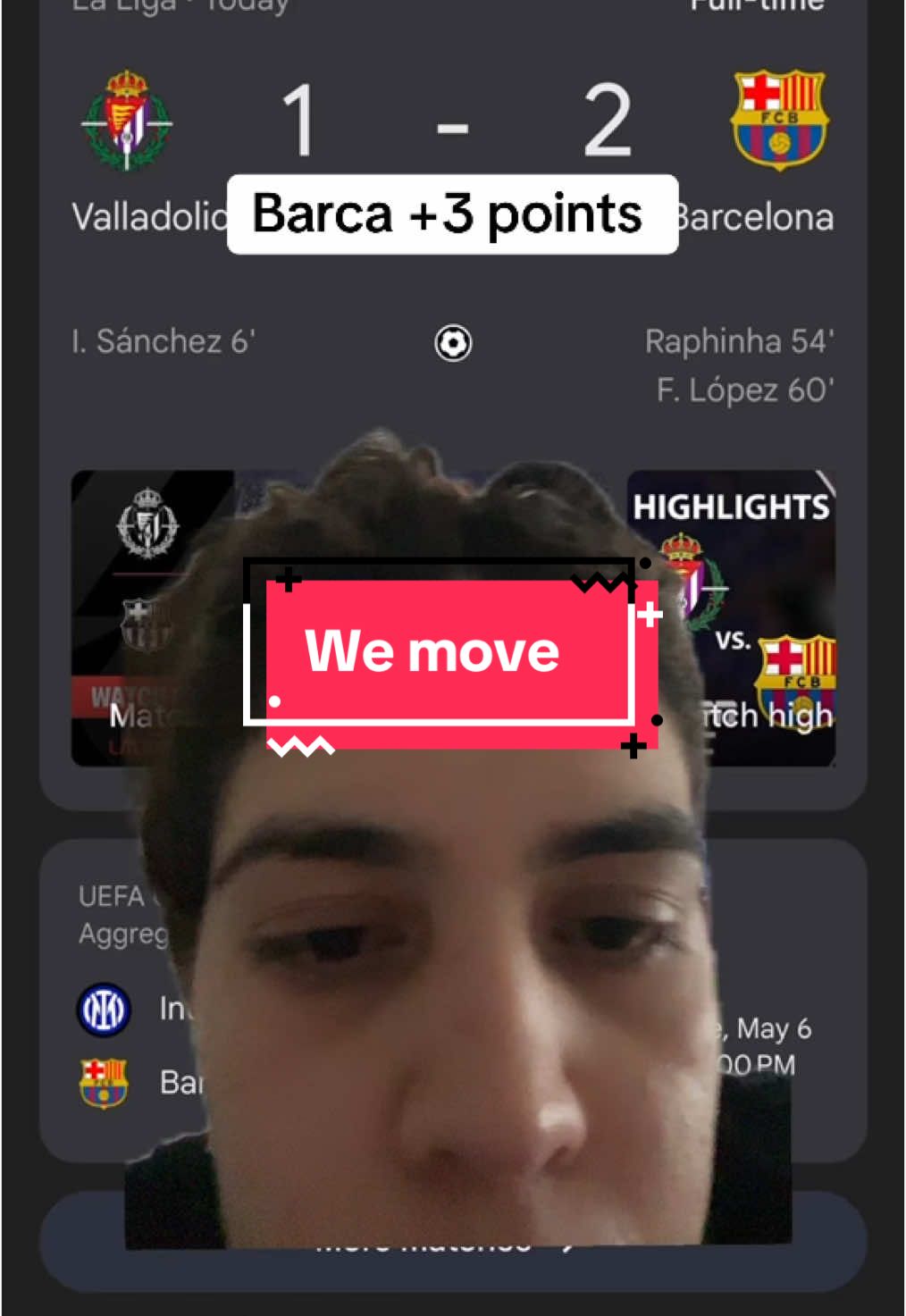 #greenscreen still top of the table 👑 #fcbarcelona#barca#laliga#gooty#footytiktok