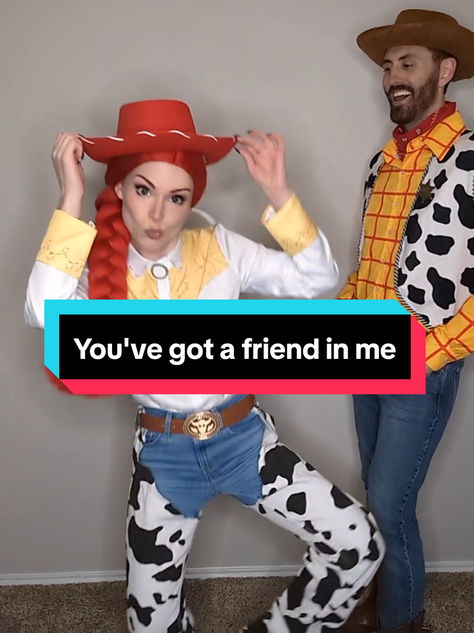 We had a blast making these videos!!! Can you tell? More to come!! #jessiecosplay #jessietoystory #woodycosplay #woodytoystory #toystory #toystorycosplay 