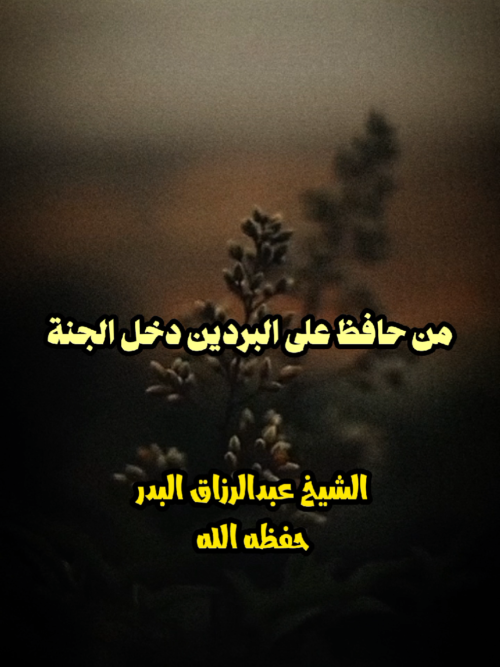 ◽فما أعظم حسرة وما أعظم خسران من ينام عن صلاة الفجر أو ينام عن صلاة العصر الشيخ عبدالرزاق البدر حفظه الله  . . . . .#السلف_الصالح #الإستغفار #fyp #fyp #عيد_مبارك foryoupage# #قرءان #عبدالرزاق_البدر #التوحيد #السنة #التوبة #صالح_الفوزان #صالح_الفوزان #ابن_عثيمين #ابن_باز #عيد_سعيد 