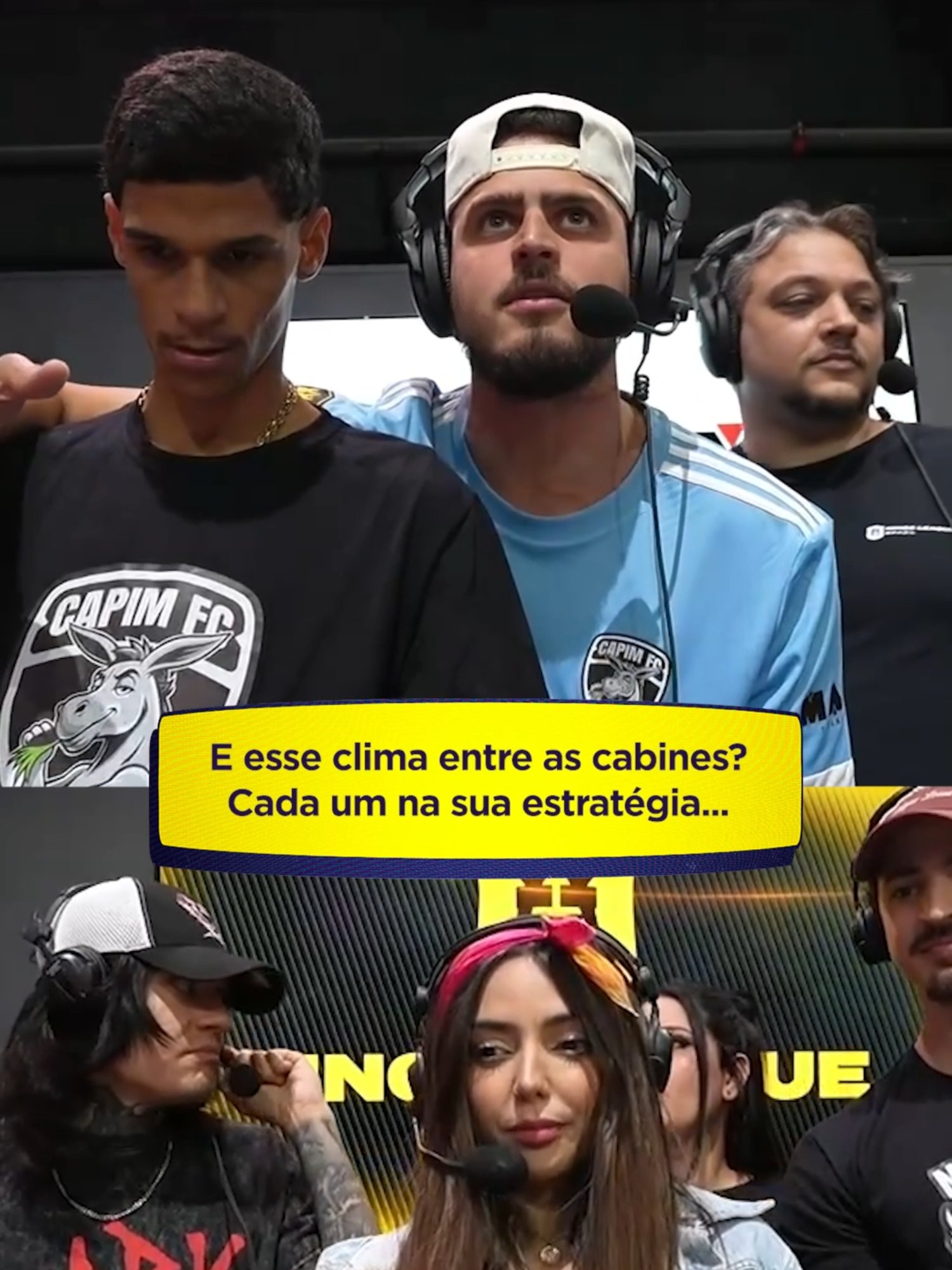 pega essa conversa entre os presidentes #Podpah #KingsLeague