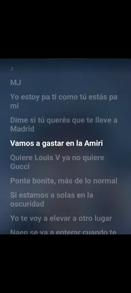 Ponte Bonita  Cris Mj . . . #spotifywrapped #ytmusic #spotify #lyrics #lyrics_songs #crismj #songs #fyp #4u 