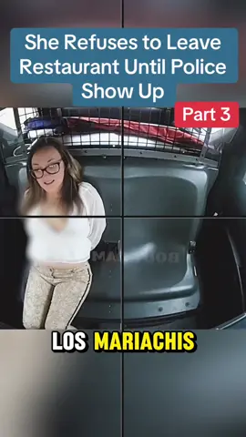 She Refuses to Leave Restaurant Until Police Show Up #police #cops #policeofficer #copsoftiktok #for #usa #usa🇺🇸 #flyp #foryou 