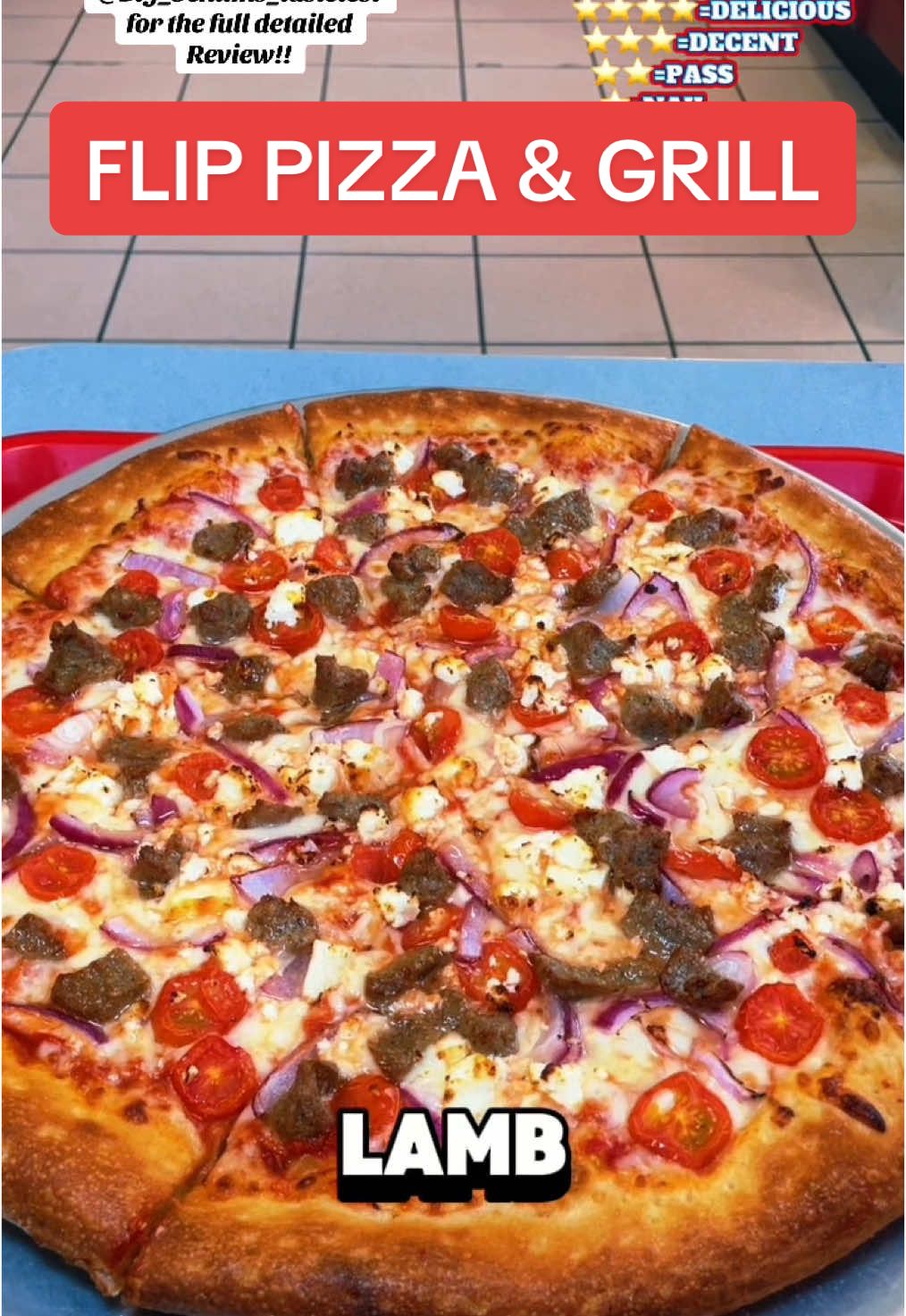 @Flip Pizza & Grill #bigschlimsreviews #burgers #gyro #pizza #wings #lemonpepper #wraps #fries #goodeats #dmvtiktok #dmvfoodie I’m scrolling through my timeline per normal, & I saw that the homie @Rotipizza (like & follow), got this gyro pizza!! Needless to say, he made it look sooo good, that I had to pull up!! . Where I am: @flip_pizza_grill_ . Location Reviewed: 6790 Business Pkwy, Elkridge M.D. . Items Reviewed: STAMP!! Their Honey Lemon Pepper, & Honey Cajun Seasoned Wings ($14.99 for 10 wings). Fried hard, saucy, tangy, & tasty!! LIKE THAT!! Their Smash Burger ($14.99 two smashed beef patties with American cheese, l.t.o, secret sauce, & fries-DELICIOUS). Well seasoned beef, & fresh toppings!! DELICIOUS. Skirt Steak Wrap ($13.99 with lettuce, tomato, sauteed onions, green peppers, cheddar, Monterey Jack, & fries). Everything was here, I just needed more flavor. STAMP!! Their Blackberry Chicken Salad ($14.99 with grilled chicken, baby spinach, tomatoes, feta cheese, red onions, blackberries, cucumber, avocado, walnuts, aioli, & a cilantro lime). Fresh, & from what tasted…tasty!! STAMP!! Their Gyro Pizza ($18.99 with lamb meat, feta cheese, tomato, red onion, mozzarella, & red marinara). Tender lamb, tangy feta, cheesy DELICIOUSNESS!! I’d order this again!! . Customer Service: On Point. . Recommendations: Get the pizza, & some wings!! Accessibility: This spot is wheelchair friendly, & differently abled persons friendly. ⭐️⭐️⭐️⭐️⭐️=STAMP ⭐️⭐️⭐️⭐️➕=LIKE THAT ⭐️⭐️⭐️⭐️=DELICIOUS  ⭐️⭐️⭐️=DECENT ⭐️⭐️=PASS ⭐️=NAH #Bigschlimsreviews 