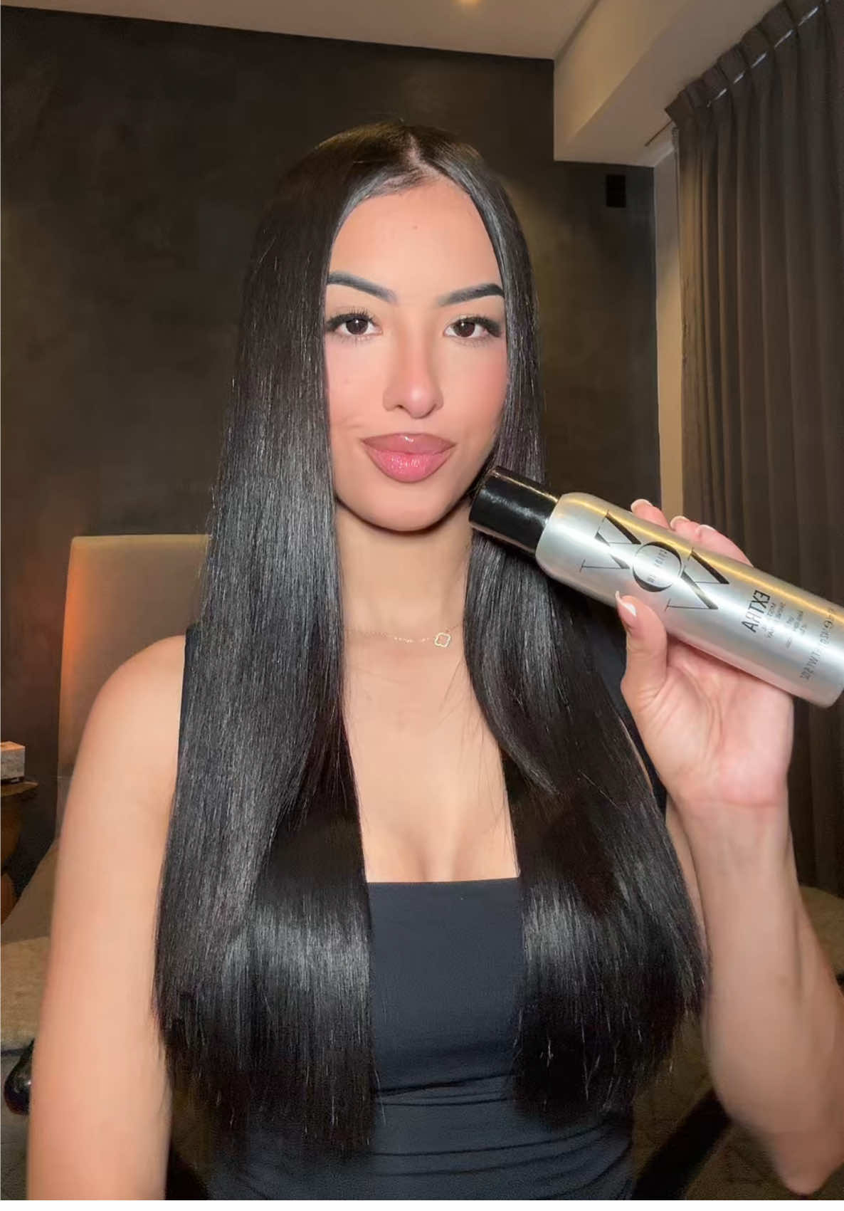 Add this finishing shine spray to your hair routine to have the shiniest hair ✨🫶🏼 @Color Wow Hair  Extra-Mistical shine spray #creatorsearchinsights #shinyhair #silkyhair #colorwow #hairtok #hairtiktok #fypシ #haircare #straighthair #longhair #fyp 