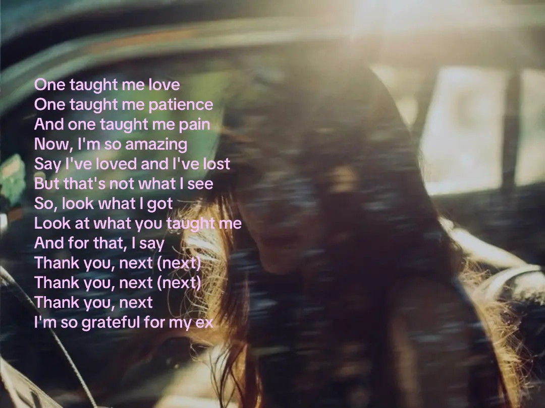 Thank you, next #fy #arianagrande 