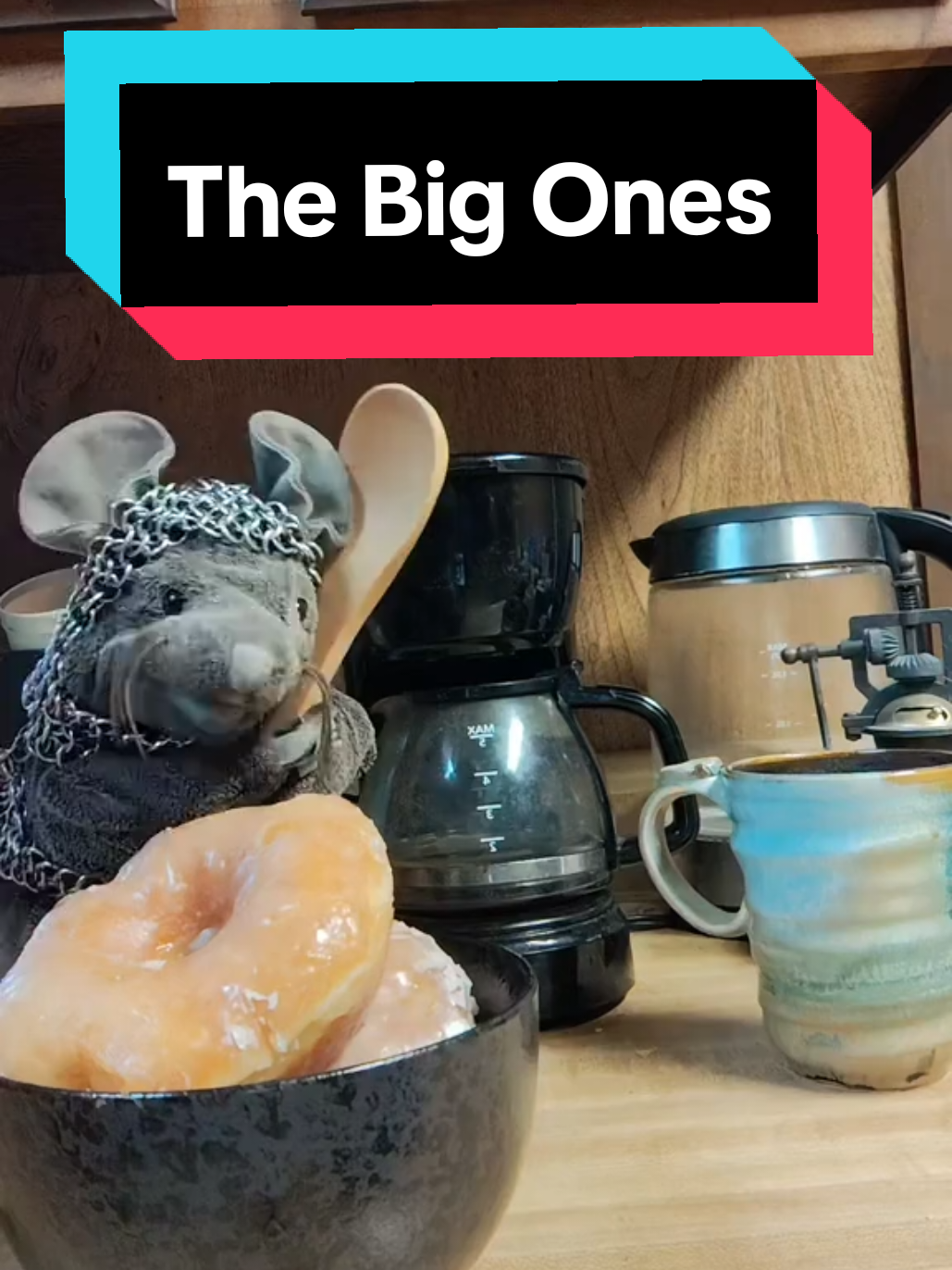 Part of this unbalanced breakfast! 🍩🥣🐭💞 #sirmousecot #donuts #cheerios #breakfast #whimsy #shenaningans 