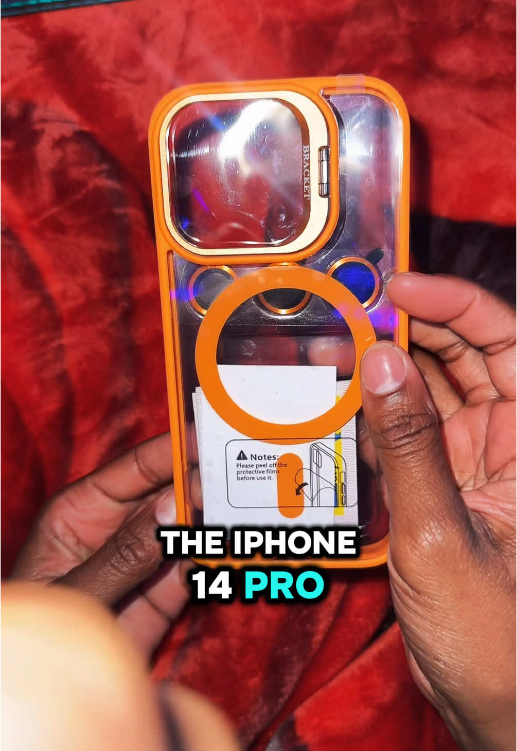 Shockproof Mag Safe Case For iPhone 16pro and under 📱📲💯💯🔥🔥🔥🔥🔥🔥#iphone #phonecase #magneticphonecase #magnetic #orange #pink #grey #black #etc #fyp #trending #protection 