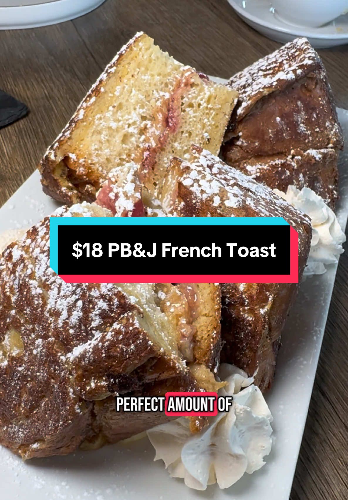 This is the stuffed peanut butter & jelly French toast from @lecafeduvegas and it may as well be a Las Vegas tourist attraction of its own. This affordable, indulgent French Cafe is known for their pastries, crepes, treats and fantastic delicacies on a menu where everything is under $20. Add them to your list of great places to eat breakfast & lunch in Vegas cheap. #vegas #lasvegas #vegasstarfish #frenchtoast #vegaslocal 