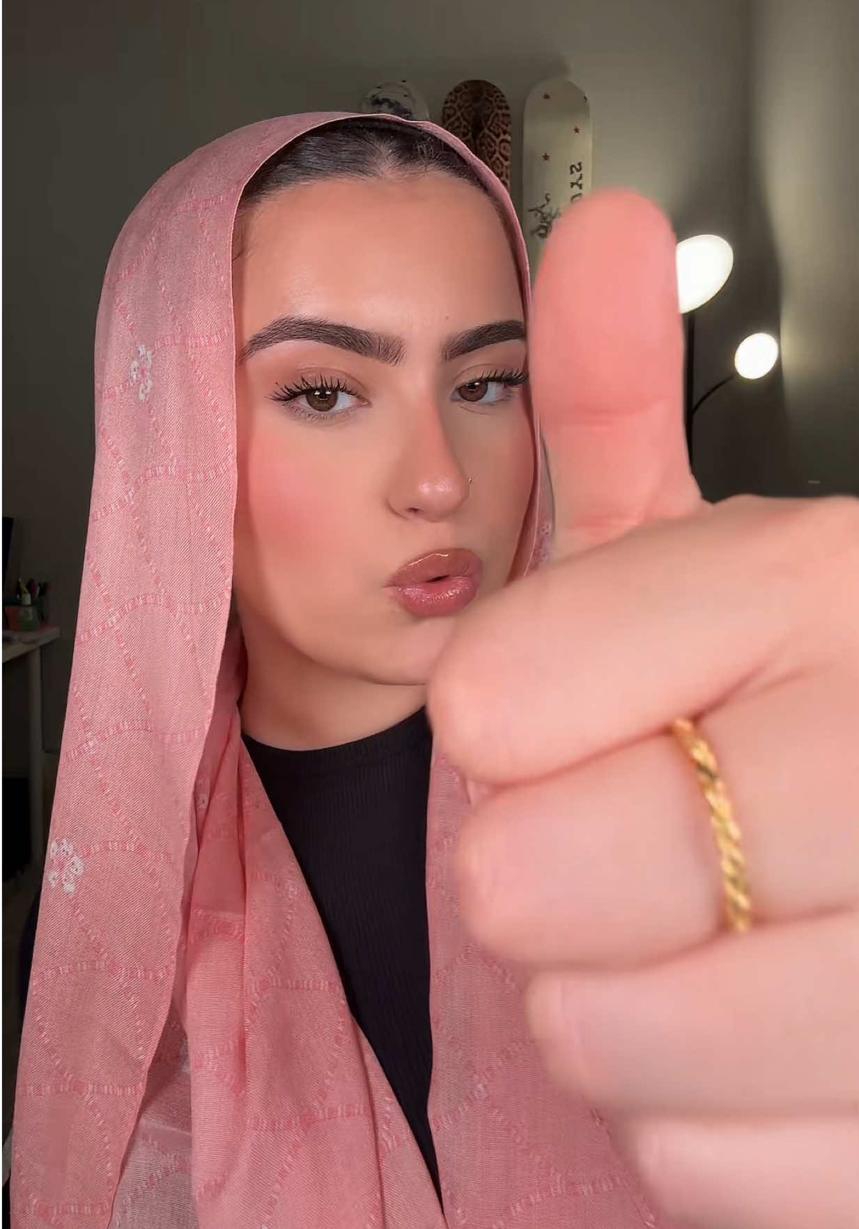 had to hop on this trend before it went away 😹 #hijabi #egyptian #sherine #hijabitiktok #hijab 