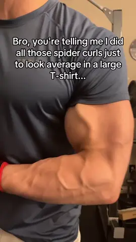 Bro, does anyone else feel instantly small and they put a T-shirt on? #fit #Fitness #gym #bodybuilding #fyp 