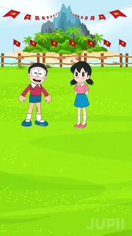 Nobita muốn làm cảnh sát còn Xuka muốn làm Y tá #xuhuong #doremon #nobita #hoathinhvuinhon 