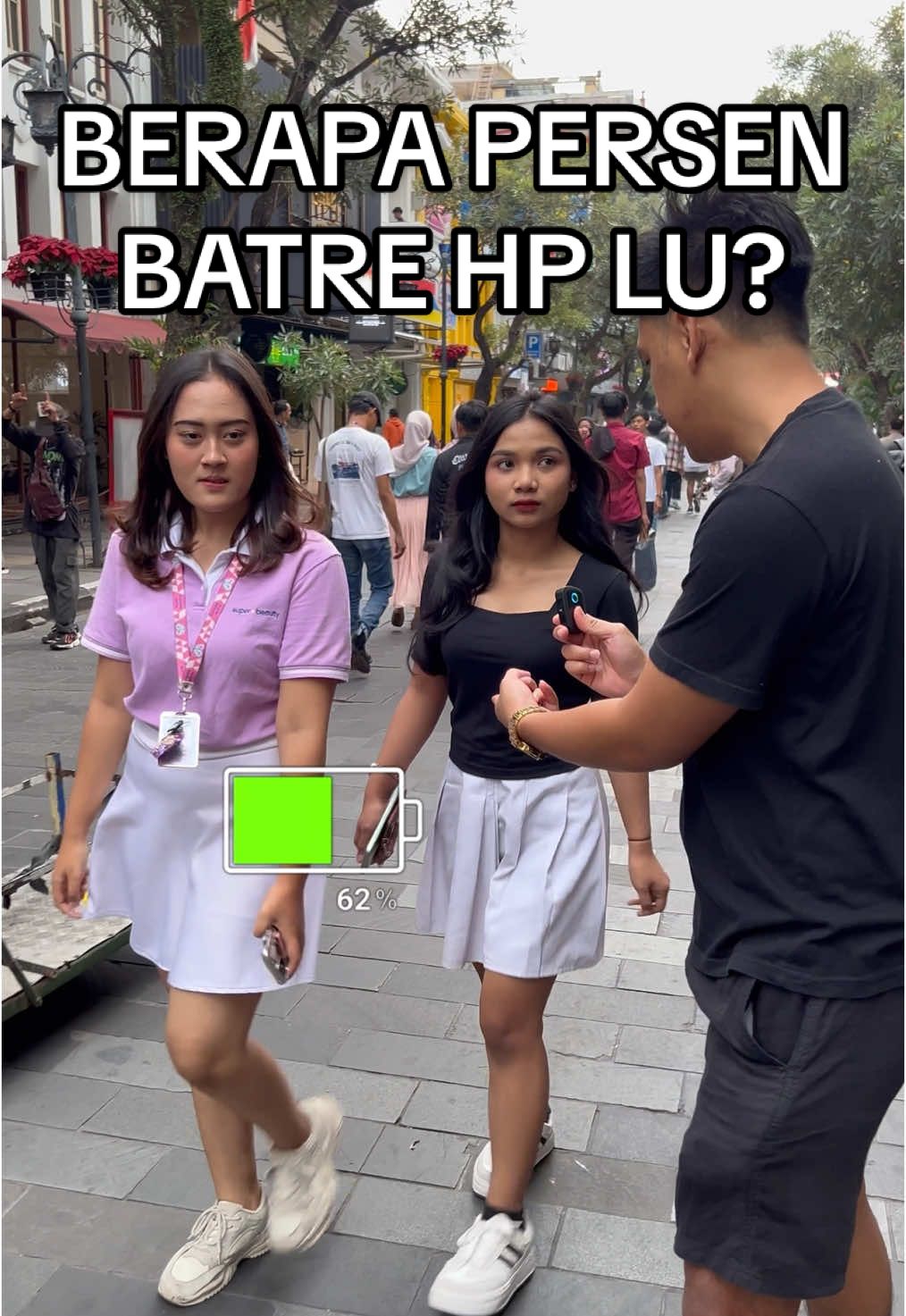 Berapa persen batre hp lu sekarang?