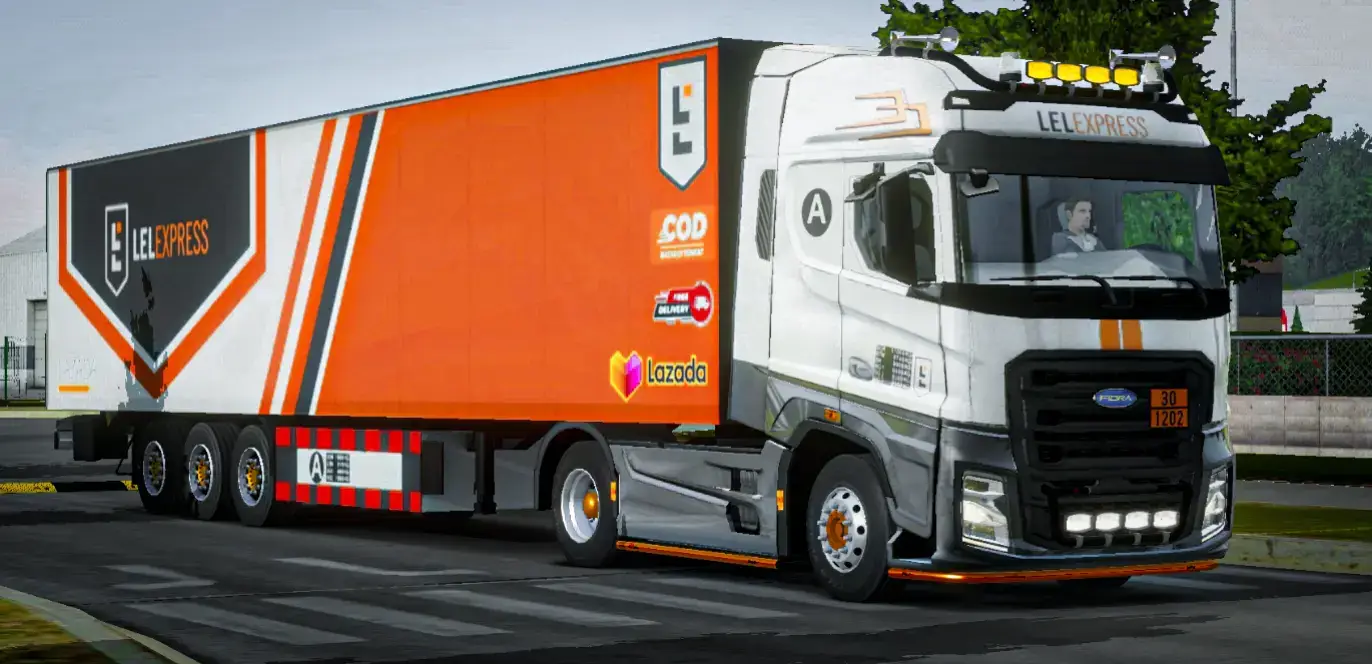 Lazada skin 🔥❤️#truckersofeurope3 #foryourpage #toe3game #toe3simulator #fypシ゚ #truckersofeurope3skins #toe3skin #truckersofeurope3thailand🇹🇭🇹🇭🚛🚛🚛 #truckersofeurope3malaysia🇲🇾 #toe3indonesia #