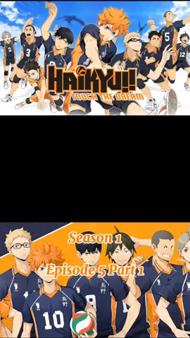 Haikyu | Season 1 | Episode 5 Part 1 [Tagalog Dubbed] #fyp #anime #haikyu #hinata #haikyulover #aimelover