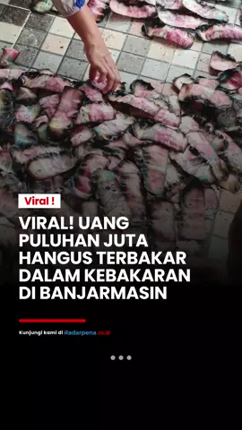 Viral di media sosial, sebuah video yang diunggah oleh akun TikTok @/DedySubandi0 memperlihatkan seorang warga Banjarmasin yang menjadi korban kebakaran. Dalam musibah tersebut, uang tunai puluhan juta rupiah yang disimpannya di dalam rumah ikut hangus terbakar sebagian. Unggahan tersebut menuai simpati warganet, yang turut prihatin atas kejadian nahas yang menimpa korban. Apakah uang yang terbakar bisa ditukar? Jawabannya: bisa, selama fisik uang masih lebih dari 2/3 bagian dan nomor seri terlihat jelas, Bank Indonesia dapat menerima dan menukarkannya. 👉 Pernah mengalami hal serupa? Tulis pengalamanmu di kolom komentar! --- #Radarpena #Radarpenanews #KebakaranBanjarmasin #ViralTikTok #UangTerbakar #MusibahKebakaran #Banjarmasin #BeritaViral #TikTokUpdate 