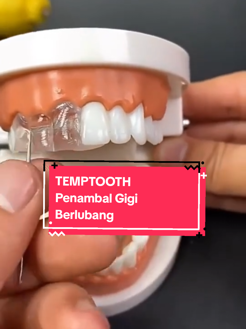 Temptooth Penambal Gigi Berlubang  #gigiompong #penambalgigiberlubang #penambalangigi #temptoothgigi #temptooth #fyp #gigiompongdansolusinya 