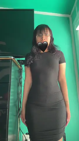 Look best in black 🖤 #blackdress #fyp 