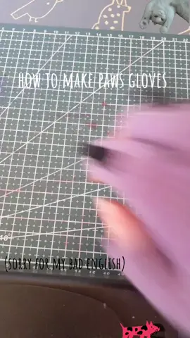 tutorial on how to make paw gloves  #therianthropy #therian #gloves #tutorial #pawgloves 