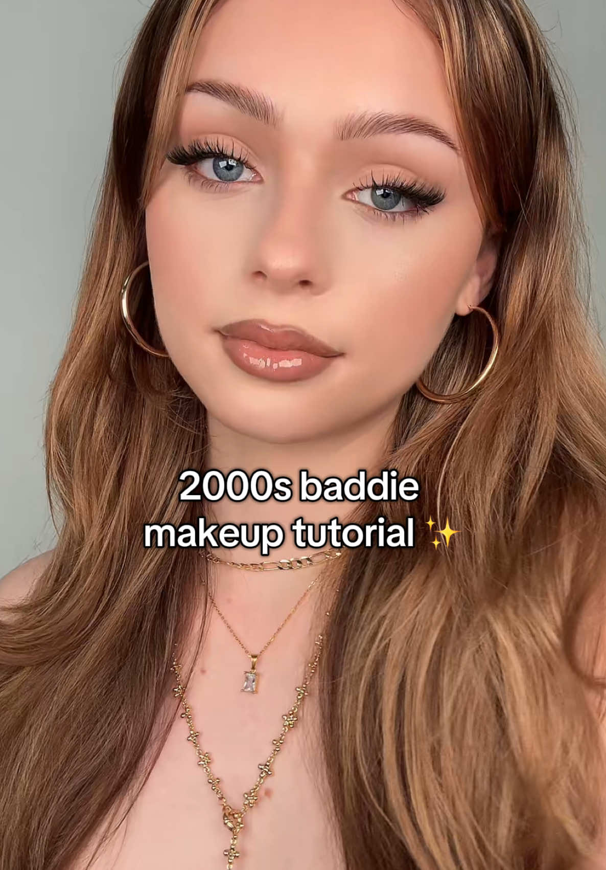 Bronzed baddie makeup 🤎 #makeup #2000s #makeuptutorial #baddie #fypシ゚ 