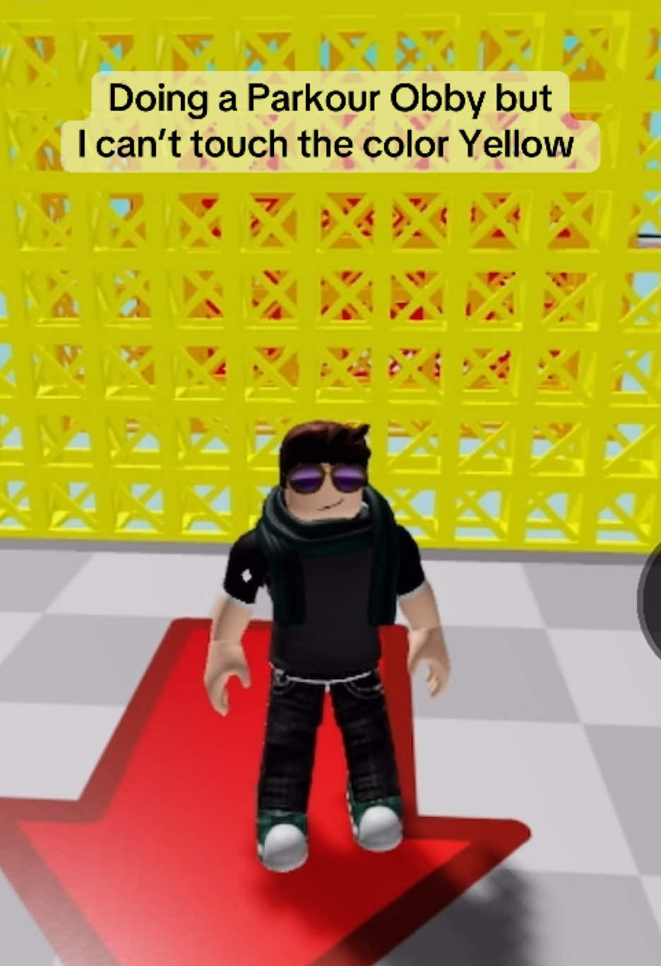 ASMR but I can’t touch the color yellow 🌼 #asmr #robloxasmr #asmrgaming #matijnasmr 