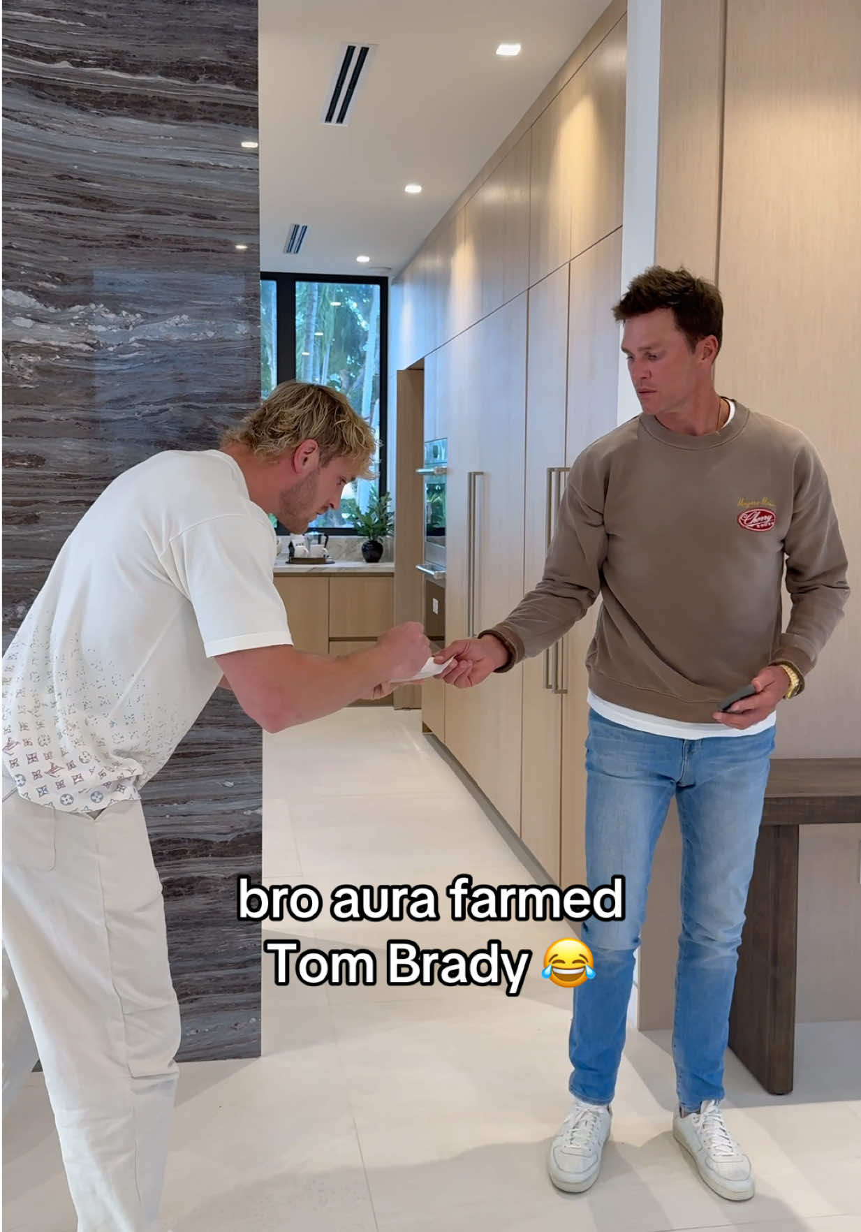 From one GOAT to another 🤝 @Tom Brady 