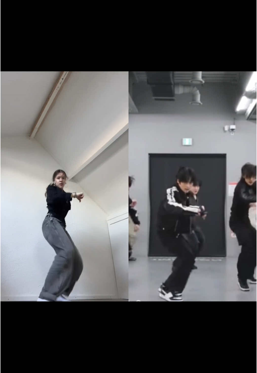 Just feeeeel the rock🗣️ #straykids #dancecomparison #skzstay #LALALALA #dancechallenge #leeknow #rock_star 