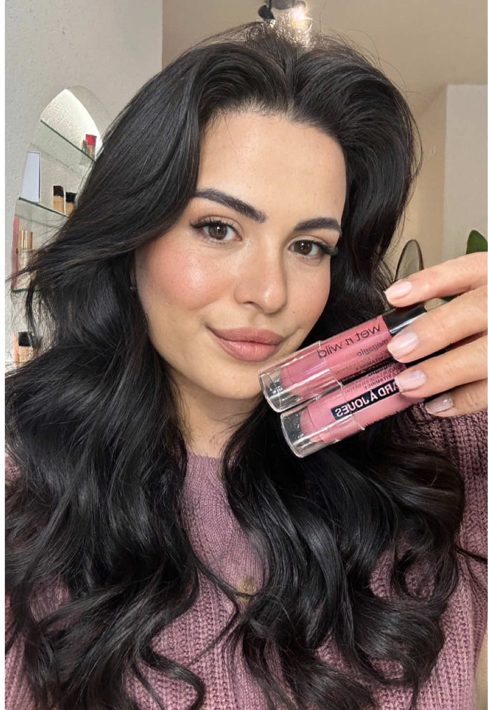 @wetnwildbeauty 🩷 MegaGlo Vitamin E Stick Blush ;  -Current Jam -Dusty Pink  #makeup #wetnwildbeauty#wintnwildallık#wintnwild#wetnwildcosmetics#allıkönerisi