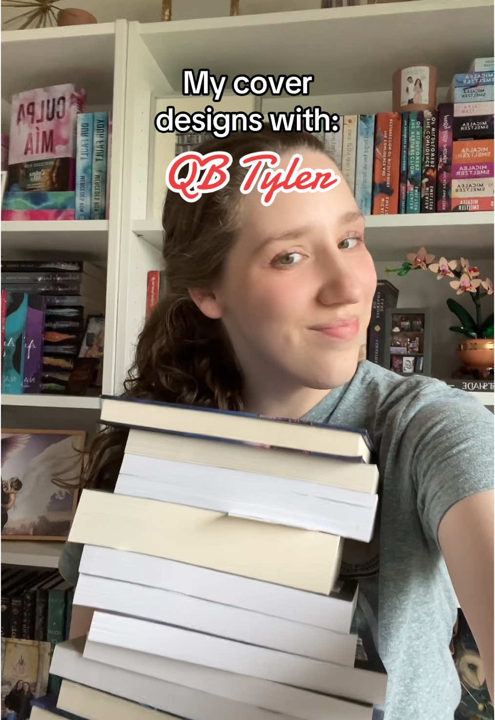 Replying to @Amanda🤓📚 Covers with @Q.B. Tyler 💋 💅🏻 #bookcover #bookshelf #romancereader #qbtyler #emilywittig #graphicdesign #bookish #spicybooks #bookcoverdesign 