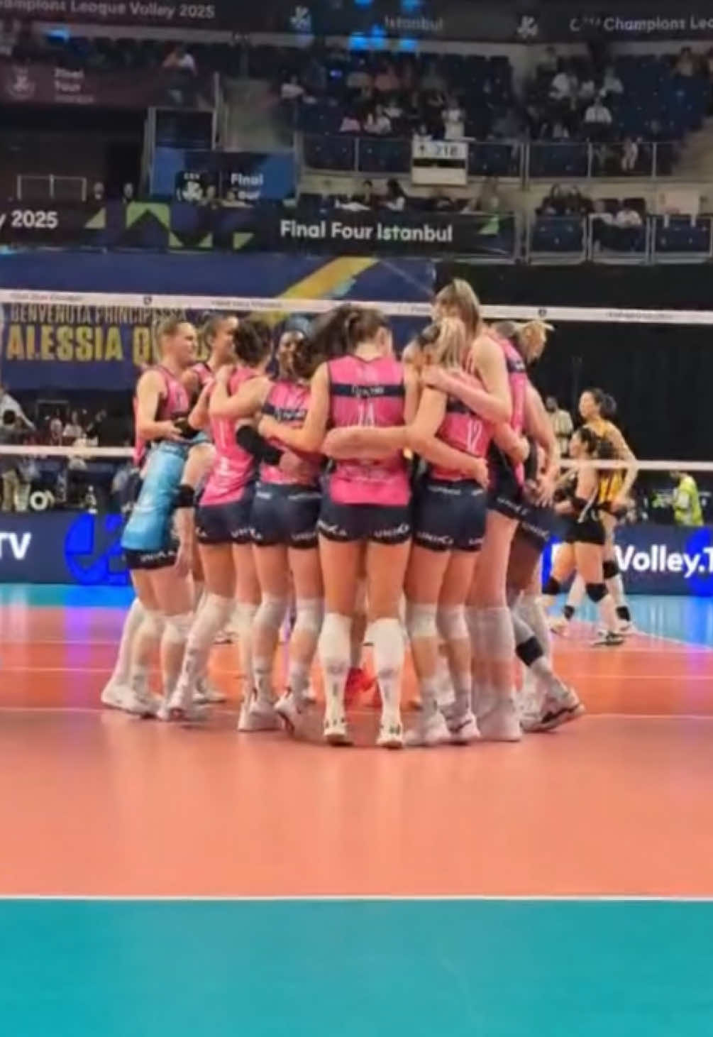 Last ball of the season has dropped🥹3rd place in Europe🥉🇪🇺🩷💙  @CEV - European Volleyball  #volley #volleyball #volleyballworld #verovolley #milano #cev #championsleague #tiktoksports #fyp #foryoupagе #finalfour #istanbul #europe 