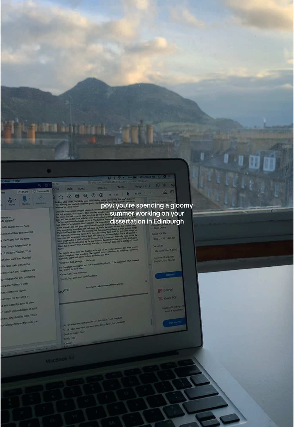 feeling very nostalgic for the summer I spent in libraries and coffee shops working on my dissertation in Edinburgh ☕️📚🏰 so nostalgic that I almost forgot how stressful it was!! 😅 #maddiespostcards #foryou #edinburgh #Scotland #universityofedinburgh #darkacademia 