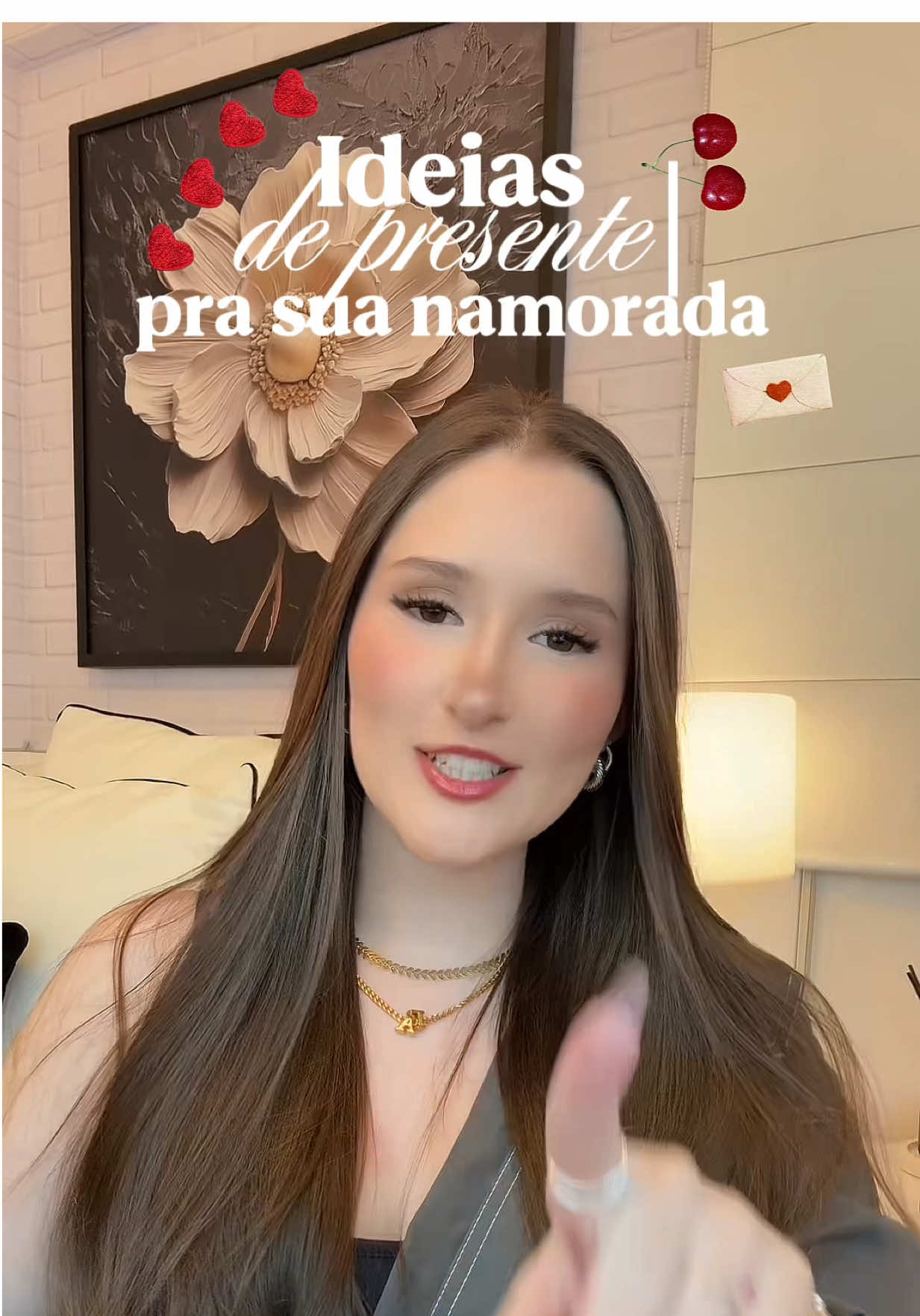 ideias de presente pra você dar pra sua namorada!! ele tem um mês pra se organizar 💋🫶🏻✨🍒 #fy 