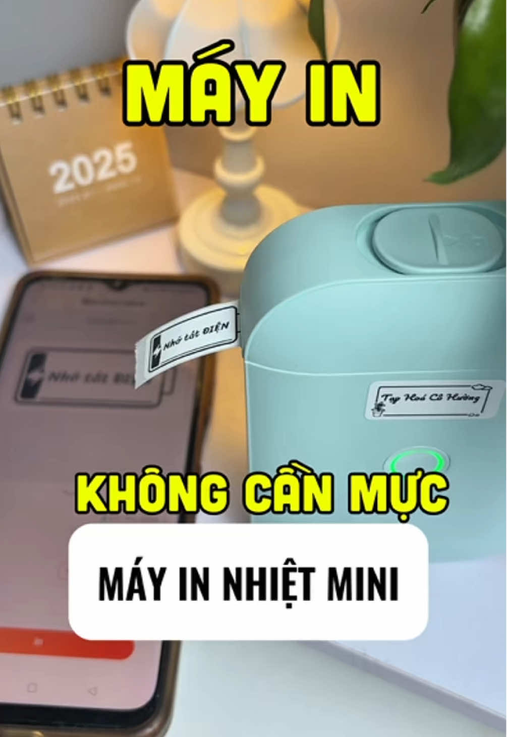 Máy in nhiệt mini nên không cầm đổ mực mà dùng được trong nhiều trường hợp nữa #mayinnhiet #mayinnhietmini #mayinnhietbluetooth #mayintemnhan #review #taphoacohuongvpp #xOngTho #zocoby #xh 