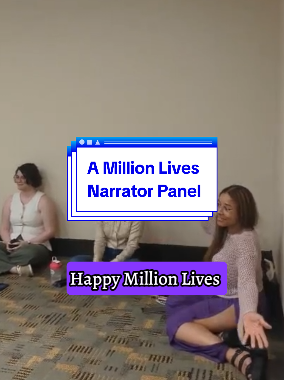 A Million Lives: Narrator Panel I'm sorry. #amillionlivesbookfestival #tiktoklive 