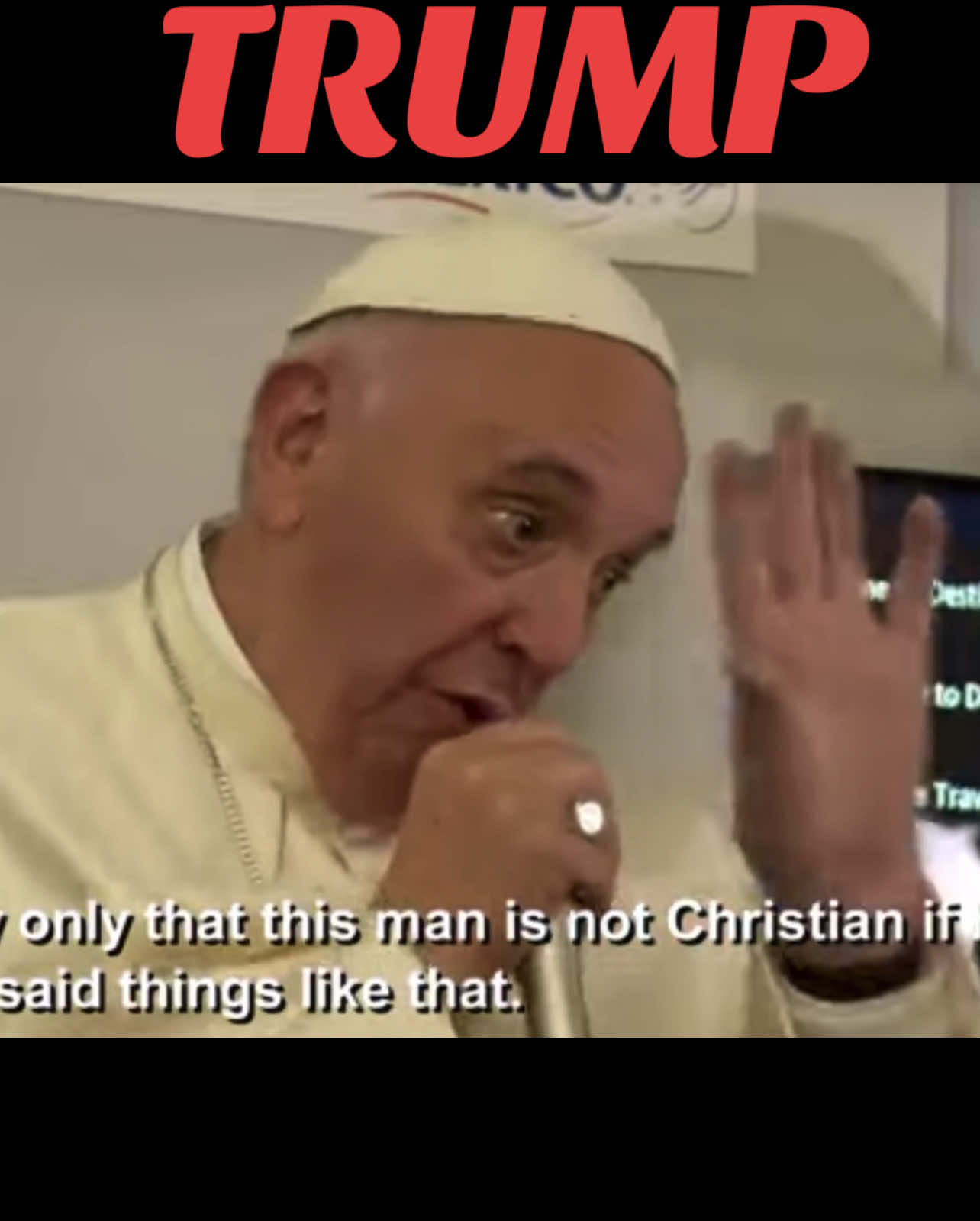 #fyp #popefrancis #message #interview #truth #facts #vatican #religion #democrat #liberal #republican #maga #trumpsupporters #christian #watch #america #vote #voteblue 
