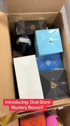 We are so excited to introduce our Mystery Box where you pay fraction of the cost for an amazing mix of fragrances. Spend as little as $59 for as much as $300 in value! #perfumetiktok #fragrance #perfumes #fragrancetiktok #fragrancehaul #smellgood #mysterybox #deal #lattafa @Nose Your Scent @Godsheavenlyscents @fragrance.channel @aromatix.neeb 