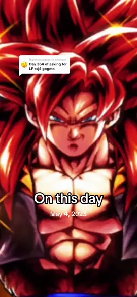 #onthisday Can’t believe ts was two years ago, and bros zenkai was a year ago ☠️should I revisit??#dragonballlegends #dragonballlegendspvp #zxhiryt #meme #gogeta #supersaiyan4 