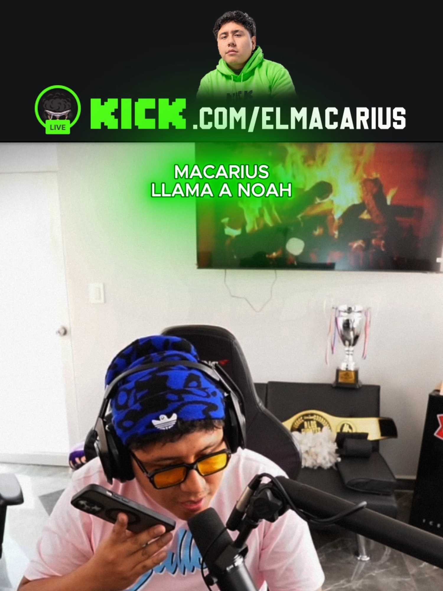 Macarius llama a NOAH  #macarius #streamer #bancherostyle #kick #clip #paratii #dotagaymer #noah