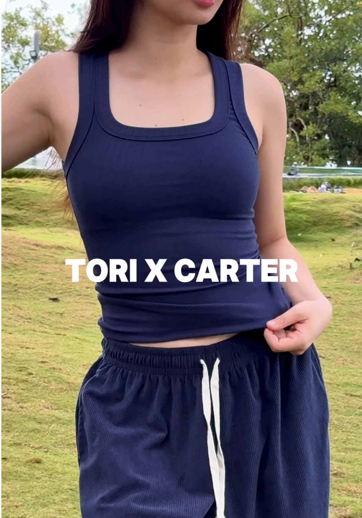 summer is not over just yet -- introducing TORI TOP X CARTER PANTS! 🙂‍↕️ #mafie #mafieph #toritop #carterpants 