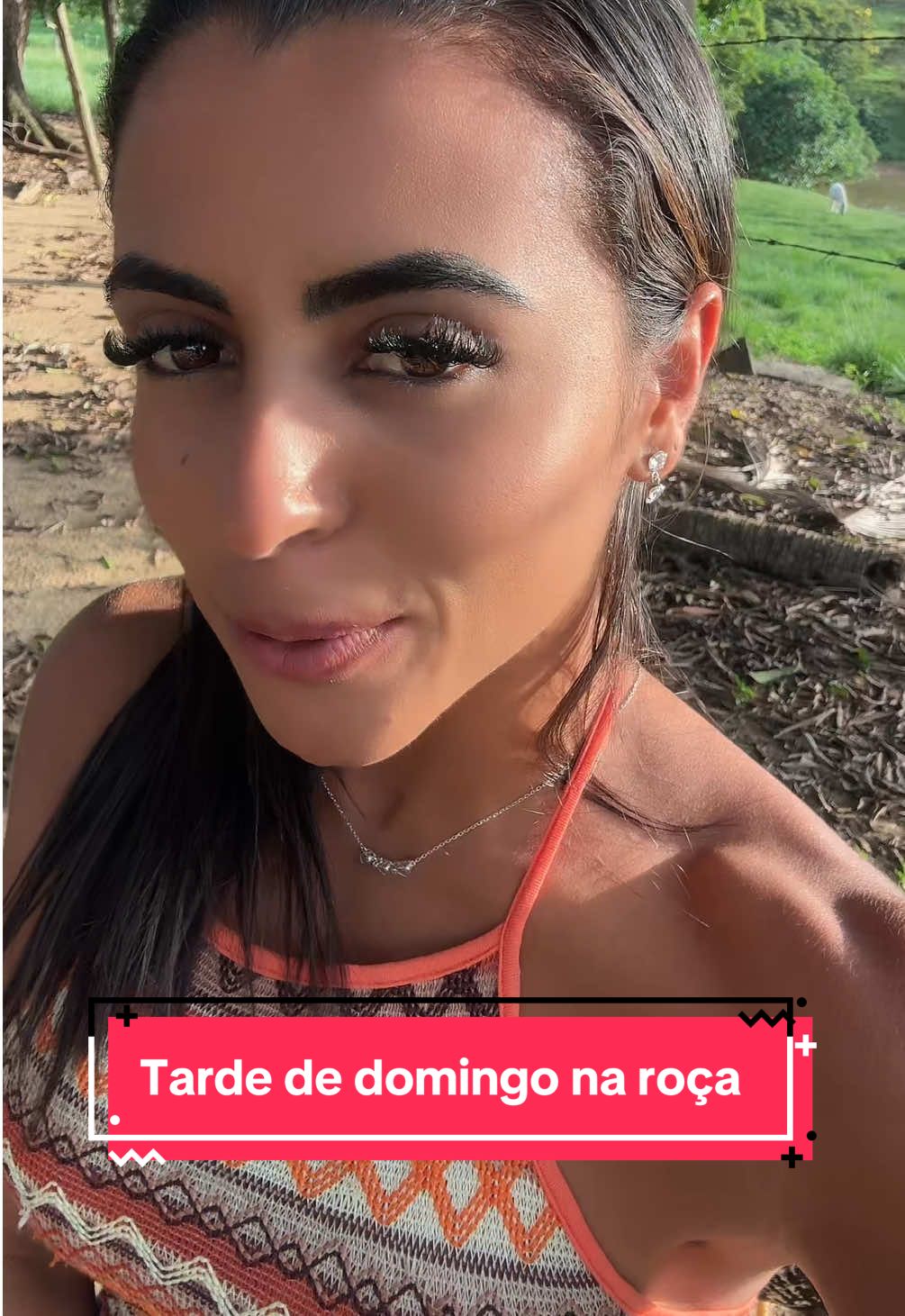 Tarde na roça hoje 🥰 #morena #linda #foryoupage #explore #fyp #roça #domingo #boatarde 