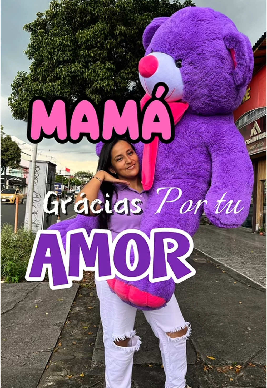 Feliz día mamá #peluchesgigantes #fypシ゚ 