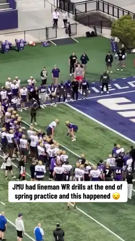 Bro might be WR1 after this 😦 @Unnecessary Roughness (via:JMU_Football/ig) 