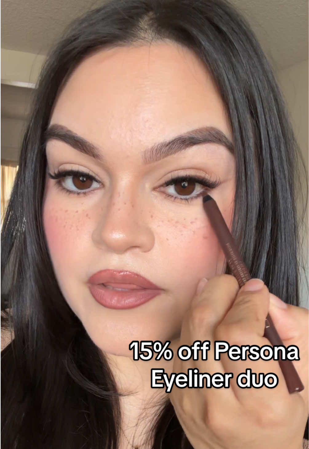 15% off + free shipping!🙌🏼includes the popular shades: Chocolate & Plum, Persona waterproof eyeliner. The individual eyeliners are also on sale! Available in the orange shopping cart  #persona #personaeyeliner #mothersdaysale #Eyeliner @Persona Cosmetics 